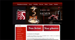Desktop Screenshot of domainedelamongeais.fr